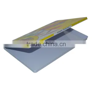 Custom Rectangular Thin Metal Tin Box/Gift Box For USB Flash Drive/rectangular Thin Metal Pen Tin Box With Hinge thumbnail-2