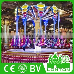 Hot Sale Amusement Thrill Rides Spiral Jet Rides Flying Chair thumbnail-1