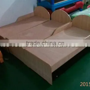 Kindergarten Wood Single Cot Bed/Nap Cots/Stackable Cots thumbnail-2