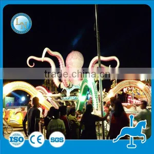 Outdoor Playground Kids Games Octopus Ride!!! Amusement Park Kids Rides Octopus Ride for Sale thumbnail-5