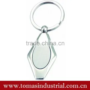 Promotional Decorative Blank Sublimation Custom Metal Key Chain thumbnail-1