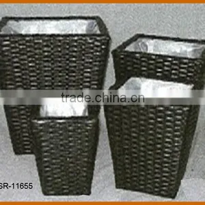 2016 Living Room Rattan Flower Pot Home Furniture For Sale thumbnail-1