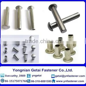 Stainless Steel Semi-tubular Countersunk Head Rivets DIN 6792 thumbnail-2