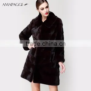 Factory Custom Made Fur Coat Mink thumbnail-2
