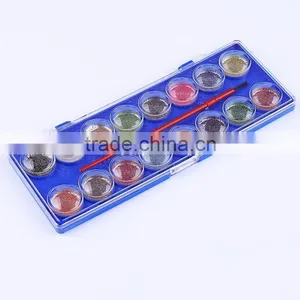 16 Solid Watercolor Paint CAKE Portable Perfect Outdoor Painting Pigment Kids Gift Art Supplies thumbnail-4
