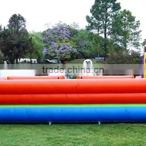 Inflatable Bounce Footabll Field 10x5.5m Inflatable Floor Football Pitch for Kids thumbnail-1