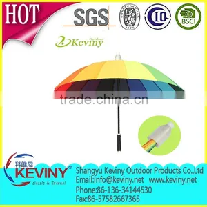 Rain Umbrella in 16 Panels With Rain Drop Made by China Parasol Manufacturer Has Cheap Price thumbnail-6