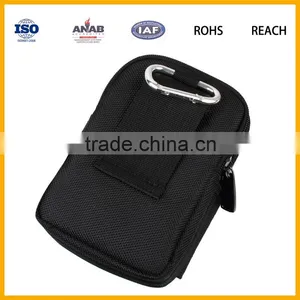 High Quality Cheap 300D Men Cycling Sport Waist Bag With Hasp Mobile Phone Pocket thumbnail-2