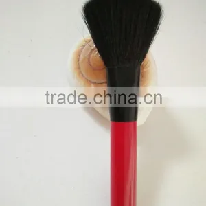 Free Sample Single Synthetic Hair Brush,red Powder Cosmetic Brush thumbnail-4