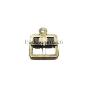 24mm Zinc Alloy Antique Shoe Buckle With End Cord thumbnail-3