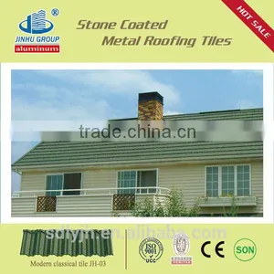 Decorative Stone Coated Metal Villa Roof Tile/stone Coated Metal Roofing Sheet/building Construction Material thumbnail-4
