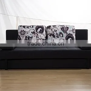 Factory Supply Modern Design Red Fabric Price of Sofa Cum Bed thumbnail-3