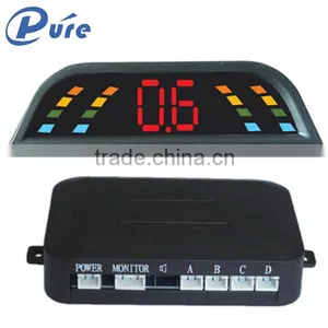 Beeper Parking Guidance System LED Monitor Kit Original Car Reverse Parking System 4 Sensors Radar System thumbnail-3
