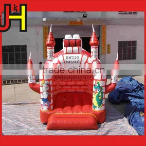 New Style Kids Castle Inflatable Slide With Jumping for Sale thumbnail-3