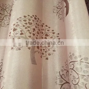 Customized Window Curtain Fabric, Jacquard Fabirc 004 Fire Retardant Blackout Fabric for Bedroom thumbnail-1