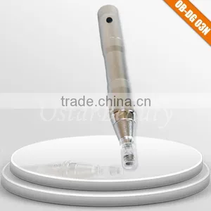 (ROHS CE) NEW Rechargeable Stainless Steel Derma Roller Pen With Nano Needle Cartridges OB-DG 03N thumbnail-1