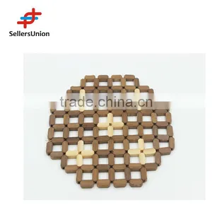 No.1 Yiwu Exporting Commission Agent Wanted Bamboo Dining Table Pot Mat WP016 thumbnail-1
