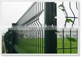 Steel Mesh Fence / Triangle Bending Fence / 3D Curved Welded Wire Mesh Panel Fence thumbnail-1