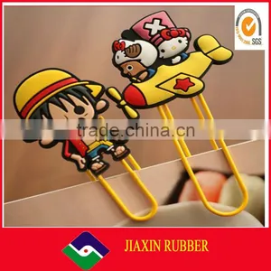 OEM Cute Promotional Silicone Plastic Magnetic Bookmark for Promotion thumbnail-1