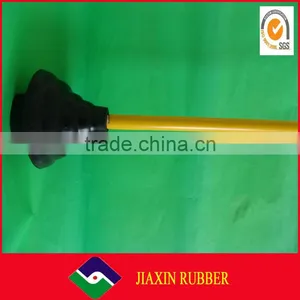 4" Colored Toilet Plunger With 18" Wooden Handle Rubber Plunger for Toilet thumbnail-3