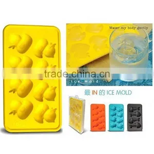 Home Houseware Ice Cube Mold Soft Plastic Tray Jelly Chocolate Maker Duck thumbnail-1