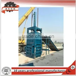 Hydraulic Vertical Semi-auto Baler Machine for PET Bottles DBP-100T thumbnail-1