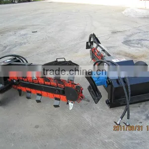 Mini Skid Loader Trench Digger for Sale thumbnail-1