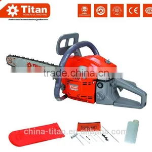Gasoline Chain Saw 45cc, Petrol Chain Saw, 2 Stroke, Air-cooled, 3 Teeth Blade, Nylon Spool, CE,MD Certificate thumbnail-1