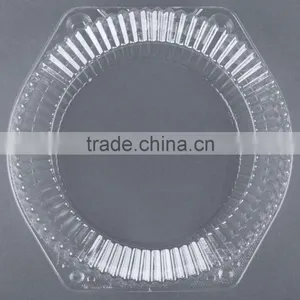 OEM Round Hinged Clamshell Cheesecake Containers thumbnail-2