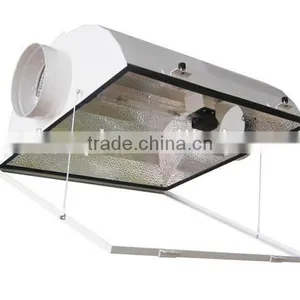 Hydroponics Reflective ALuminum Large 8 Inch Grow Light Double Ended Reflector thumbnail-2
