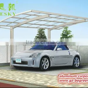 Two Car Capacity Outdoor Aluminum Folding Car Garage Metal Car Canopy for Sale thumbnail-3