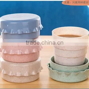 Environmental Protection Wheat Fiber Coffee Cups Wheat Fiber Mug Cup /Wheat Straw Plastic Tea Cup thumbnail-6