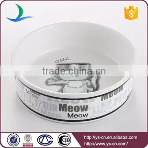 Wholesale Cat Bowl Pet Products With Cute Cat Decal thumbnail-1