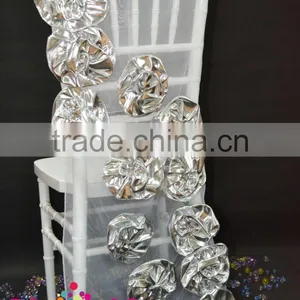Ruched Chiavari Chair Cover /chair Headrest Cover thumbnail-1