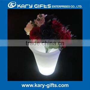 Guangdong Factory Flower Pot Plastic Lighted Outdoor Garden Led Flower Pots thumbnail-4