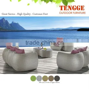 Outdoor Furniture Leisure Wicker Sofa 106010 thumbnail-1