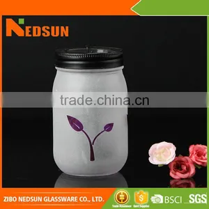 Latest Wholesale High Quality 500ml Wholesale Custom Glass Candle Jars thumbnail-1