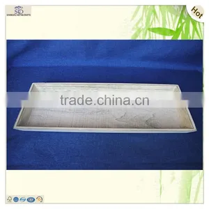Fruit Flower Decorating Solid Antique Slim Thin Paulownia Tray thumbnail-2
