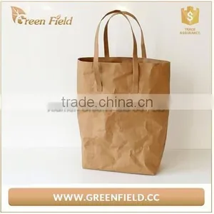 Tearproof Kraft Paper Shopping Handbag Popular in Japan Market thumbnail-2