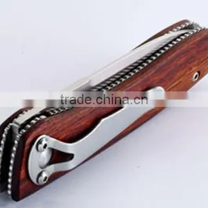 Wooden Camping Folding Fruit Knife With Wooden Handle thumbnail-4