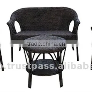 Chat Table Set 2012/ Coffee Tables/ Water Hyacinth Table thumbnail-1