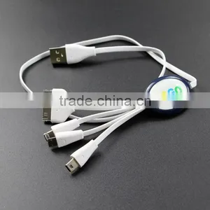 New Arrival 4 in 1 USB Charging Cable for IPhone 4 4s 5 5S 5C 6 6plus,samsung Galaxy s6 thumbnail-4