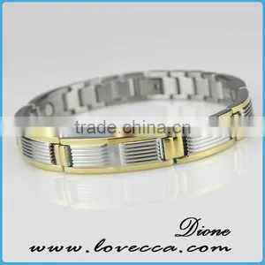 Mens Germanium and Tourmaline Bracelet, Germanium Ceramic Bracelet thumbnail-3