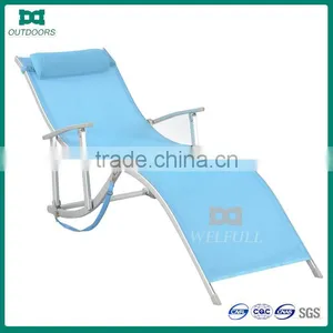 Hot Sale Foldable Chaise Lounge Chair With Pillow thumbnail-1