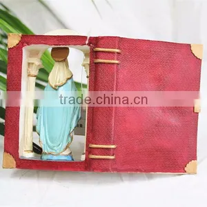 Catholic Religious Souvenirs Antique Praying Resin Virgin Mary Statues thumbnail-4