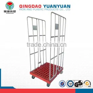 Wholesale 2 Sided Logistics Pallet Trolley Roll Container Storage Cage With Wheels thumbnail-1