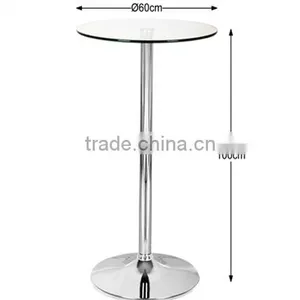 Bar Table With Footrest and Two Levels - 60cm x 110cm thumbnail-6