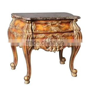 ME-0423-01 Leading Antique Furniture Night Table With Marble thumbnail-1