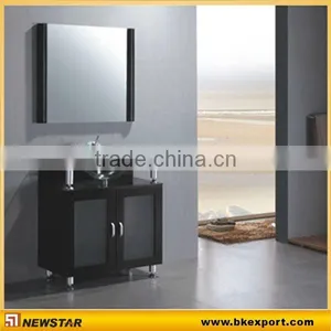 Modern Design Solid Wood Bath Vanity thumbnail-1