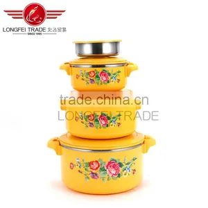 Eco-friendly 0.5L, 1L, 2L, 4L Plastic Casing /stainless Steel Inner 4pcs Food Warmer Set/ Food Container thumbnail-1